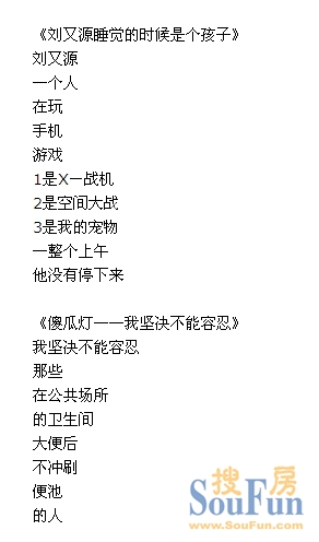 参照赵丽华大诗人的梨花体——第一次写诗