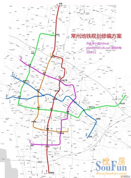 市长跟市民通风了,常州将在2年内开建地铁,奉上地铁规划图,各位看
