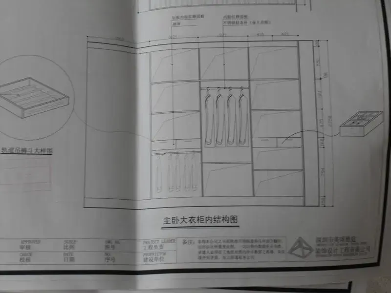 这个是大衣柜立面图