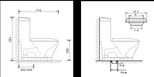 座便器安装图