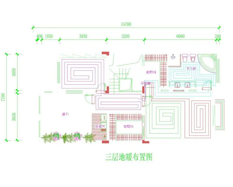 [施工档案111103号-水地暖]协信彩云湖别墅-地暖盘管