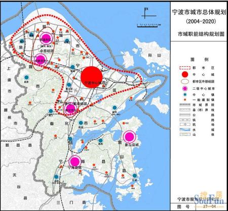 2004-2020年宁波城市总体规划详细版