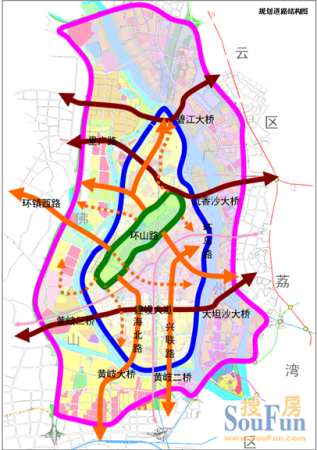 广佛--金沙洲地区同城整合规划
